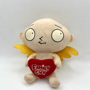 Family Guy Stewie Cupid Plush 2013 TV Show Stuffed Toy Valentine Angel 8”